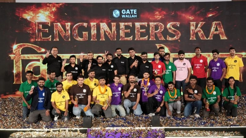 Business News | PW's GATE Wallah Secures 4 AIR 1, 20 Plus Ranks in Top Ten in GATE 2026