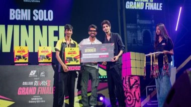 Sports News | Akshat Yadav Clinches BGMI Solo Title; Sovereign ESports Wins Squad Championship