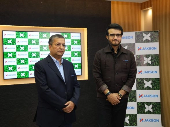 Business News | JAKSON Group Partners with Sourav Ganguly to Champion a Sustainable Future