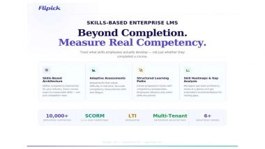 Business News | Flipick Launches Skills-Based Learning Management System with Adaptive Assessments