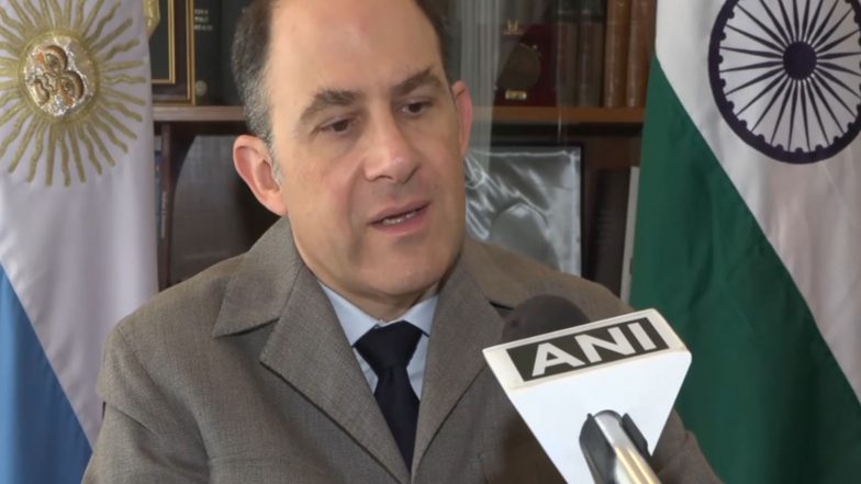 World News | Argentinian Envoy Reiterates Support for US-Israel on West Asia Conflict, Eyes Stronger Energy Ties with India