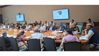 India News | Defence Minister Rajnath Singh Chairs Parliamentary Consultative Committee Meeting for MoD on Border Roads Organisation