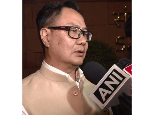 India News | All Questions Answered, Everyone Will Stand with Government: Kiren Rijiju After All-party Meeting on West Asia