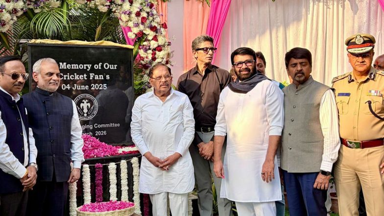 Sports News | Karnataka Home Minister Pays Tribute to RCB Fans Who Lost Their Lives Last Year
