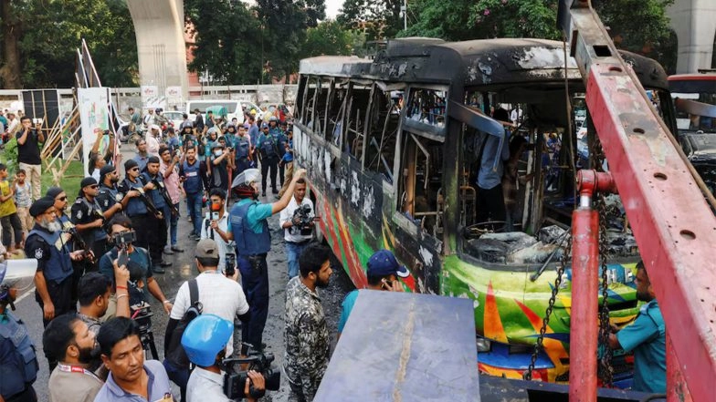 World News | Bangladesh: 2 Dead, Several Feared Trapped as Bus Plunges into Padma River