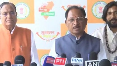 India News | PM Modi, HM Amit Shah Set to End Naxalism in Entire Country: CM Vishnu Deo Sai