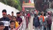India News | JK: Large Crowds of Devotees Continue to Gather at Vaishno Devi for Chaitra Navratri Celebrations