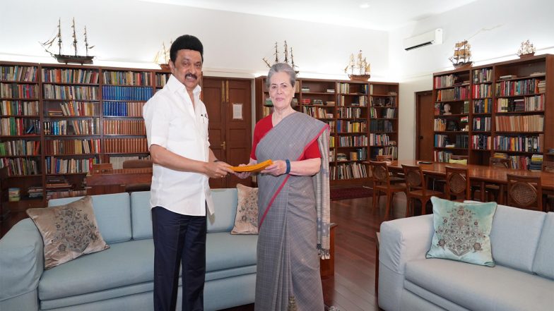 India News | Tamil Nadu CM Stalin Wishes Sonia Gandhi Speedy Recovery