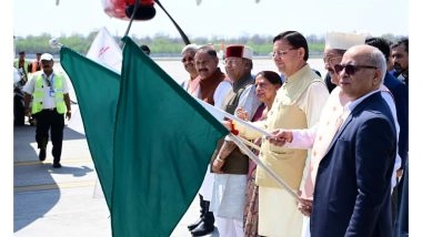 India News | Uttarakhand: CM Dhami Inaugurates Dehradun-Pithoragarh-Dehradun Flight Service at Jolly Grant Airport