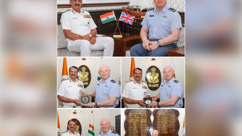World News | India, UK Discuss Enhancing Defence Cooperation and Interoperability: Indian Navy