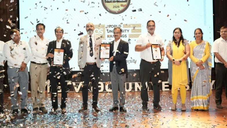 Business News | Marwadi University Earns the Global Spotlight with QS World University Rankings in Computer Science and Information Systems Domain