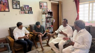 India News | Telangana: K T Rama Rao Visits Injured BRS Leader Manne Krishank