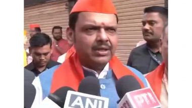 India News | CM Devendra Fadnavis Extends Greetings on Ram Navami, Participates in Sobha Yatra in Nagpur