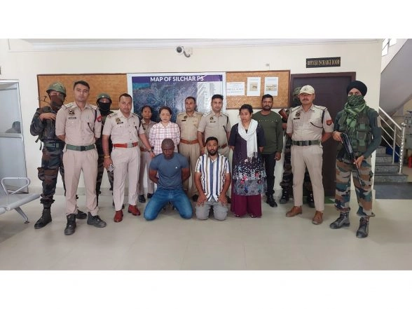 India News | Assam Rifles Busts Interstate Tout Network, Foreign National Among Four Held in Silchar