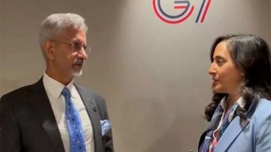 World News | EAM Jaishankar, Canadian FM Anand Discuss Deepening Ties, Situation in West Asia