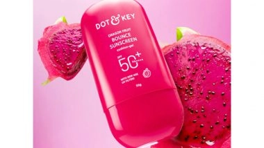 Business News | Dot & Key Launches Dragon Fruit Bounce Sunscreen SPF 50+ PA++++ with UVA & UBA In-vivo Testing