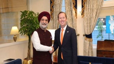 World News | US Reinforces Strong Ties with India as Delhi LG Taranjit Singh Sandhu Meets Ambassador Sergio Gor