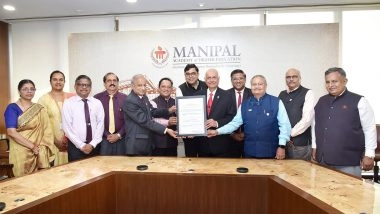 Business News | MAHE Achieves Certification of BSL-3 Laboratory, Strengthening India's Research Capacity