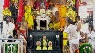 India News | Telangana CM Participates in Bhumi Pooja for Sri Sita Ramachandra Temple During Kalyana Mahotsavam