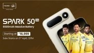 Business News | TECNO SPARK 50 5G Debuts with a Massive 6500mAh Battery and Military Grade Durability