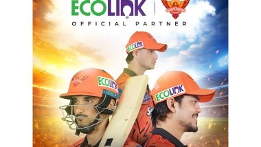Business News | EcoLink Joins Sunrisers Hyderabad as the Official Partner for Upcoming T20 Season
