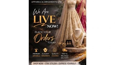 Business News | AVAX Apparels and Ornaments Limited Announces Launch of Mobile Application and Website