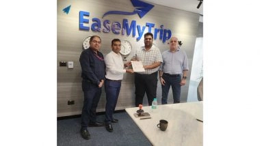 Business News | EaseMyTrip, MSTC Join Hands to Provide Travel Services for Govt Sector