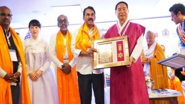India News | Telangana Minister J Krishna Rao Conferred with 'Grand Prize for Contribution to World Peace'