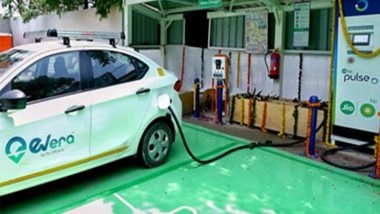 Business News | 400 EVs Save 15.7 Lakh Litres of Fuel Annually in Corporate Fleets: Report