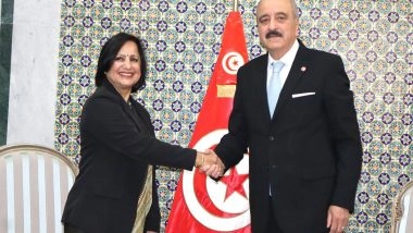 World News | MEA Secy Neena Malhotra Meets Tunisia's Foreign Minister, Discusses Cooperation