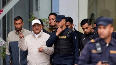 World News | Nepal: Supporters of Former PM Oli Burn Tyres, Protest Against His Arrest