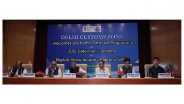 Business News | CBIC Holds Outreach Programme on Duty Deferment Scheme for Manufacturer Importers in New Delhi