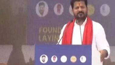 India News | CM Revanth Reddy Lays Foundation for Rs 700 Crore Temple Redevelopment Under Musi Riverfront Project