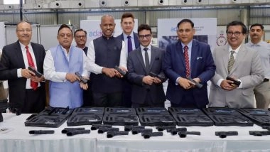 Business News | Adani Defence Delivers First Batch of Indigenously Manufactured Light Machine Guns to Indian Army, 11 Months Ahead of Schedule