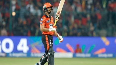 Sports News | IPL 2026: Ishan Kishan, Aniket Verma Power SRH to 201/9 After Early Collapse Vs RCB