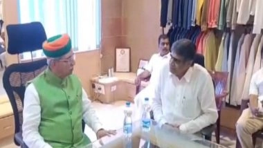 India News | Union Minister Arjun Ram Meghwal Visits Tiruppur, Assures Support for Textile Sector
