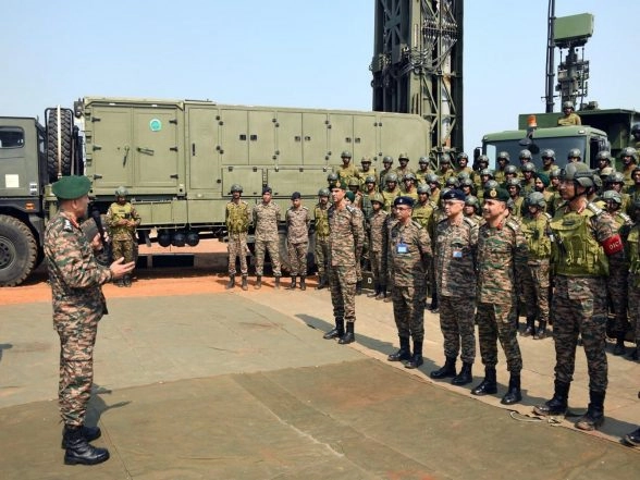India News | COAS General Upendra Dwivedi Attends Integrated Air Defence Firepower Exercise in Odisha