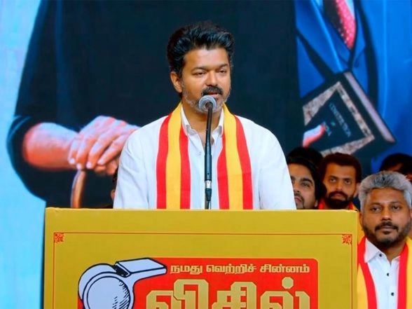 India News | Tamil Nadu Elections: TVK Chief Vijay Promises Drug-free State, Monthly Assistance for Students