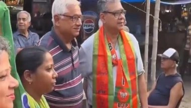 India News | West Bengal: BJP's Bidhannagar Candidate Conducts Morning-walk Campaign Ahead of Polls