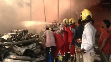 India News | Andhra Pradesh: Fire Breaks out at Scrap Shop in Vishakhapatnam, No Casualty Reported