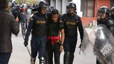 World News | One Injured, Nine Arrested as Protest in Support of Former Nepal PM KP Sharma Oli Turns Violent, Court Remands Custody