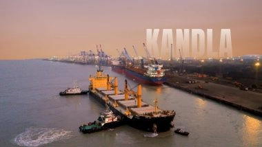 India News | Kandla Port Crosses Cargo Handling Target of 158.60 Mn Ahead of Fiscal Year End; Sets Stage for Record Year
