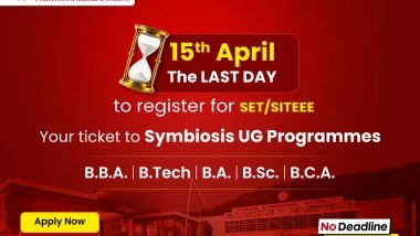 Business News | Symbiosis International (Deemed University) Applications Closing Soon for Undergraduate Programmes Via SET & SITEEE 2026