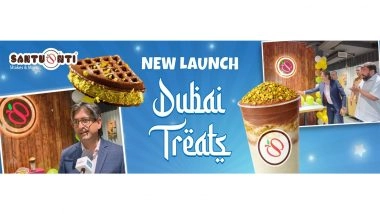 Business News | Vadodara Witnesses a Sweet Innovation: Santushti Introduces 'Dubai Treats' with Global R&D Backing