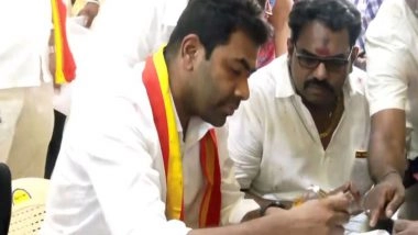 India News | TVK General Secy Aadhav Arjuna Files Nomination for Tamil Nadu Polls