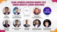 Business News | Global Business Achievers Awards 2026 Honors Industry Leaders Worldwide
