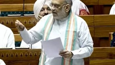 India News | Naxalism Has Been Almost Eradicated from Bastar, the Region is Now on the Path of Development: Amit Shah in Lok Sabha