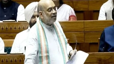 India News | In Lok Sabha Debate, Amit Shah Condemns 'Salwa Judum' Case Judgement, Slams Opposition over Justice Sudarshan Reddy's Candidature in V-P Polls
