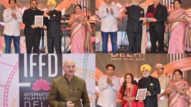 Entertainment News | IFFD 2026: Mohit Suri, Anupam Kher, Bhumi Pednekar More Stars Bag Awards at Night Of Honours