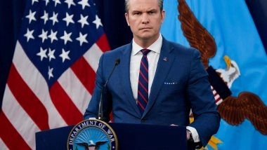 World News | US War Secy Hegseth's Broker Tried to Invest in Defence Fund Before US-Israel Strikes on Iran: Report